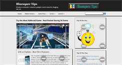 Desktop Screenshot of bluesqaretips.com